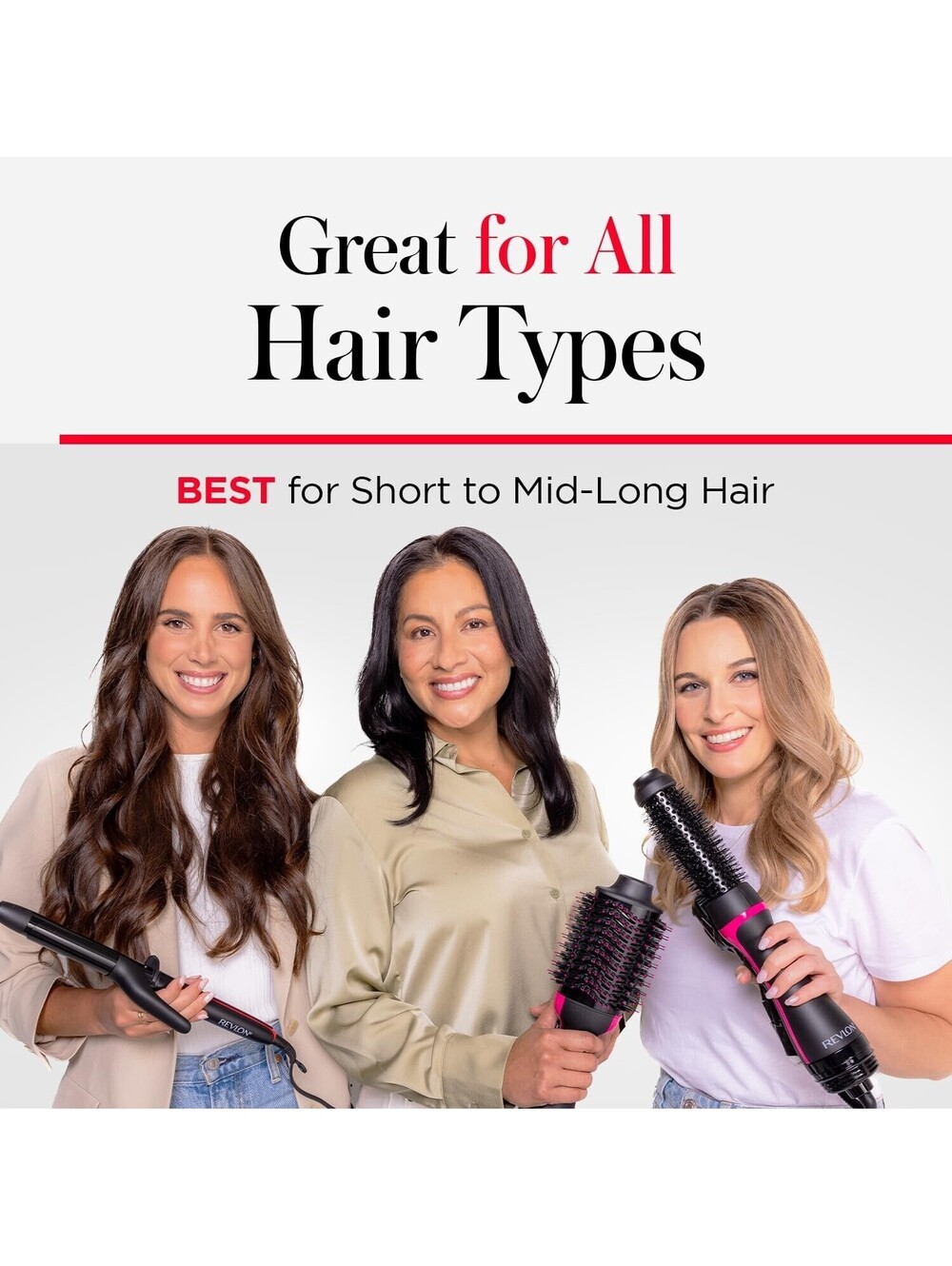 Revlon One-Step Volumizer Plus Hair Dryer Brush 2.4in Detachable, 4 Heat - Picture 8 of 11